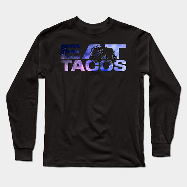 Thanksgiving Day Turkey Eat Tacos Mexican Sombrero Funny Long Sleeve T-Shirt by irvtolles